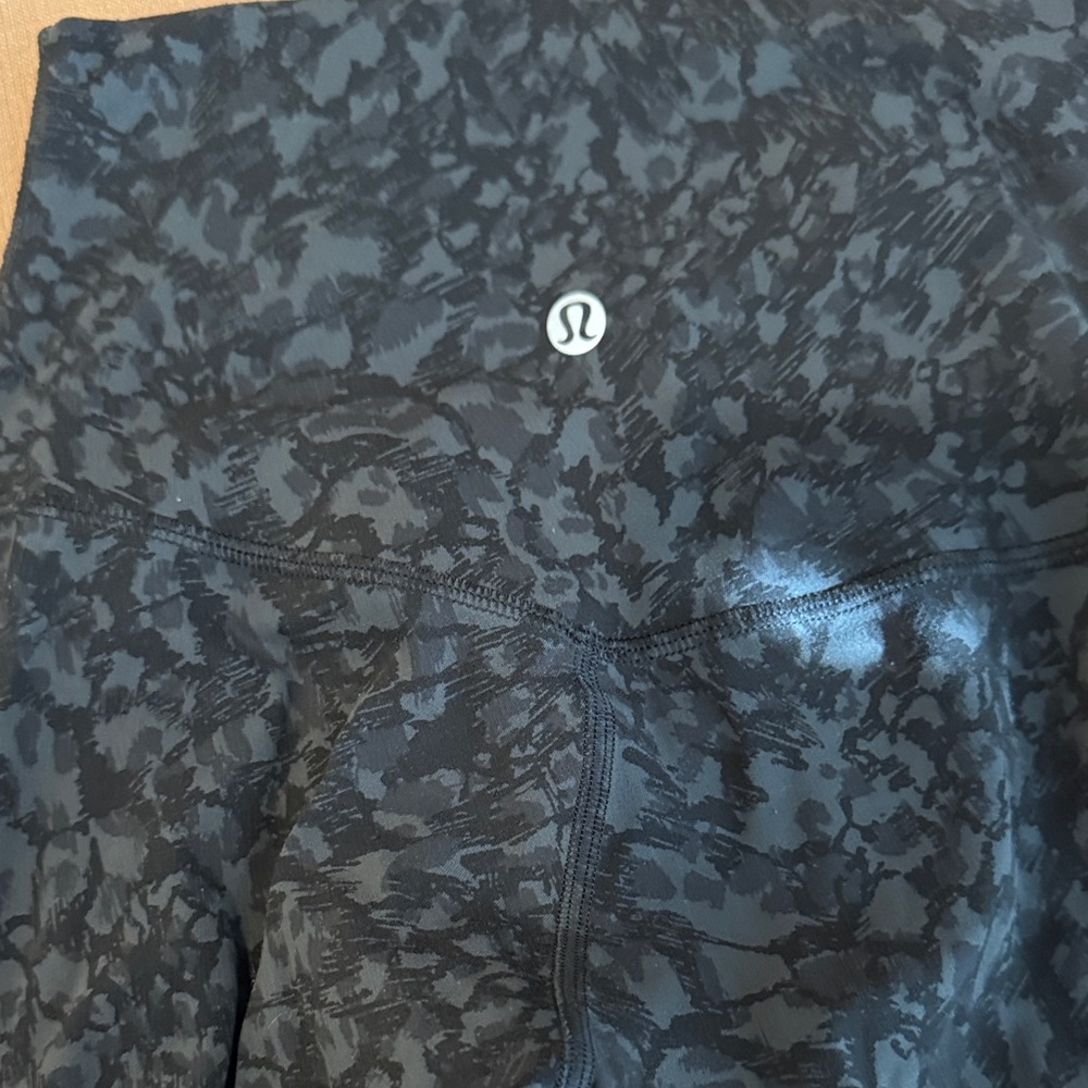 lululemon athletica Black Patterned Pants